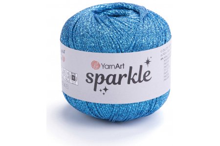 Пряжа YarnArt Sparkle бирюзовый (1321), 40%полиамид/60%металик полиэстер, 160м, 25г