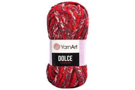 Пряжа YarnArt Dolce бордо-серый (805), 100%микрополиэстер, 120м, 100г