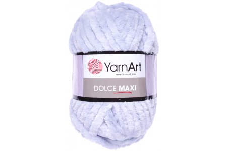 Пряжа YarnArt Dolce MAXI светлый серо-сиреневый (776), 100%микрополиэстер, 70м, 200г