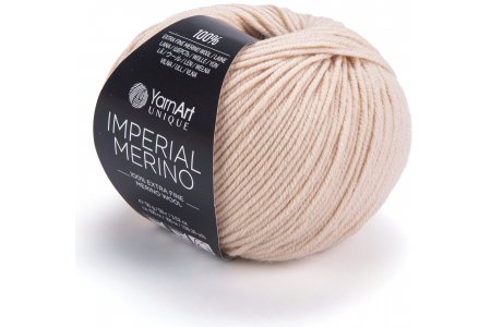 Пряжа YarnArt Imperial merino светло-бежевый (3305), 100%шерсть, 100м, 50г