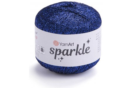 Пряжа YarnArt Sparkle синий (1324), 40%полиамид/60%металик полиэстер, 160м, 25г