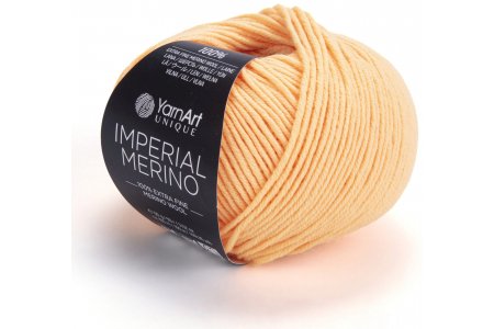 Пряжа YarnArt Imperial merino манго (3317), 100%шерсть, 100м, 50г