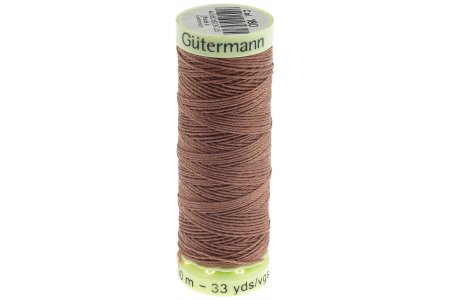 Нитки швейные декоративные Top/Stitch Gutermann 30, 100%полиэстер, 30м, 0180, грецкий орех