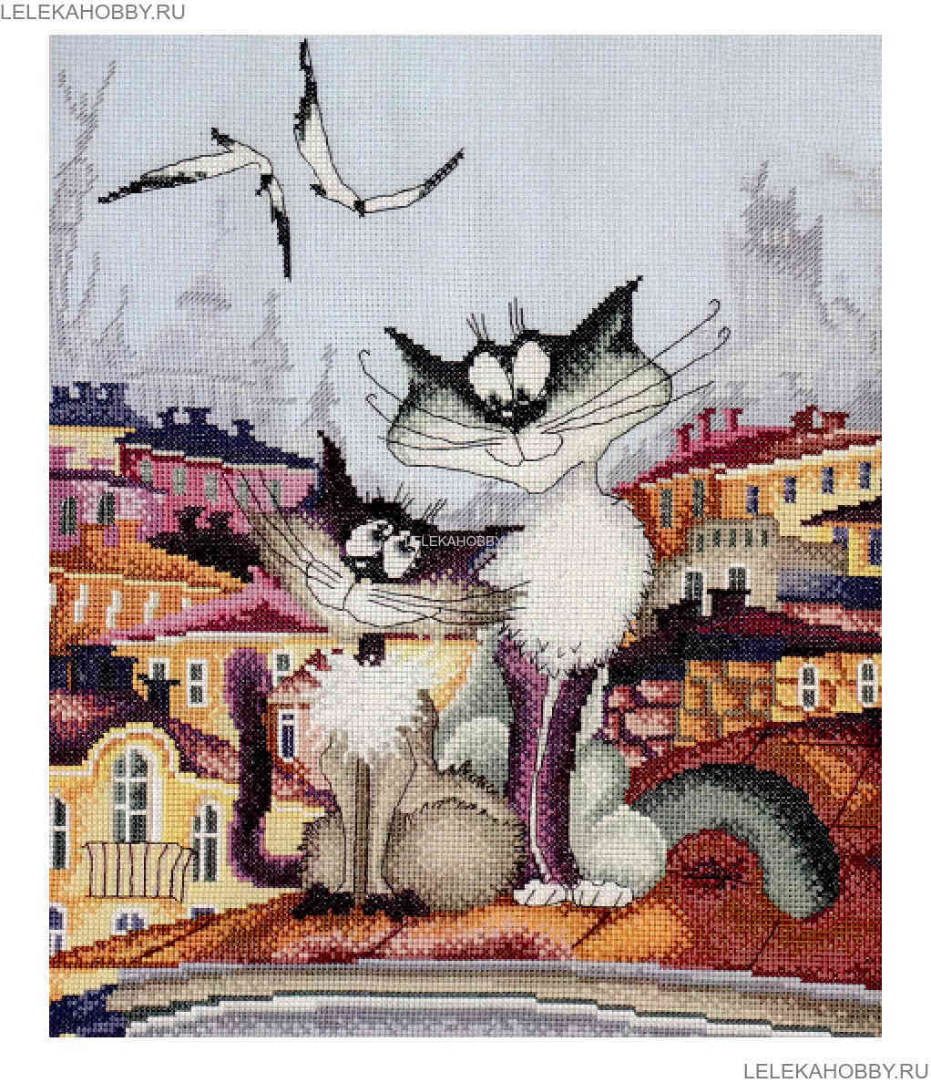 сады-магнитогорск.рф / Фото #1 - Кошачьи нежности - yasochka61 | Cat cross stitch, Simple image, Cross stitch