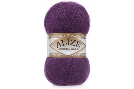 Пряжа Alize Angora Gold сливовый (111), 80%акрил/20%шерсть, 550м, 100г