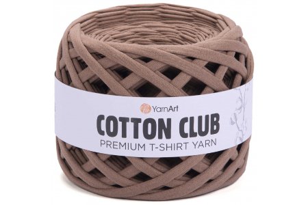 Пряжа YarnArt Cotton club темно-бежевый (7307), 100%хлопок, 110м, 310г