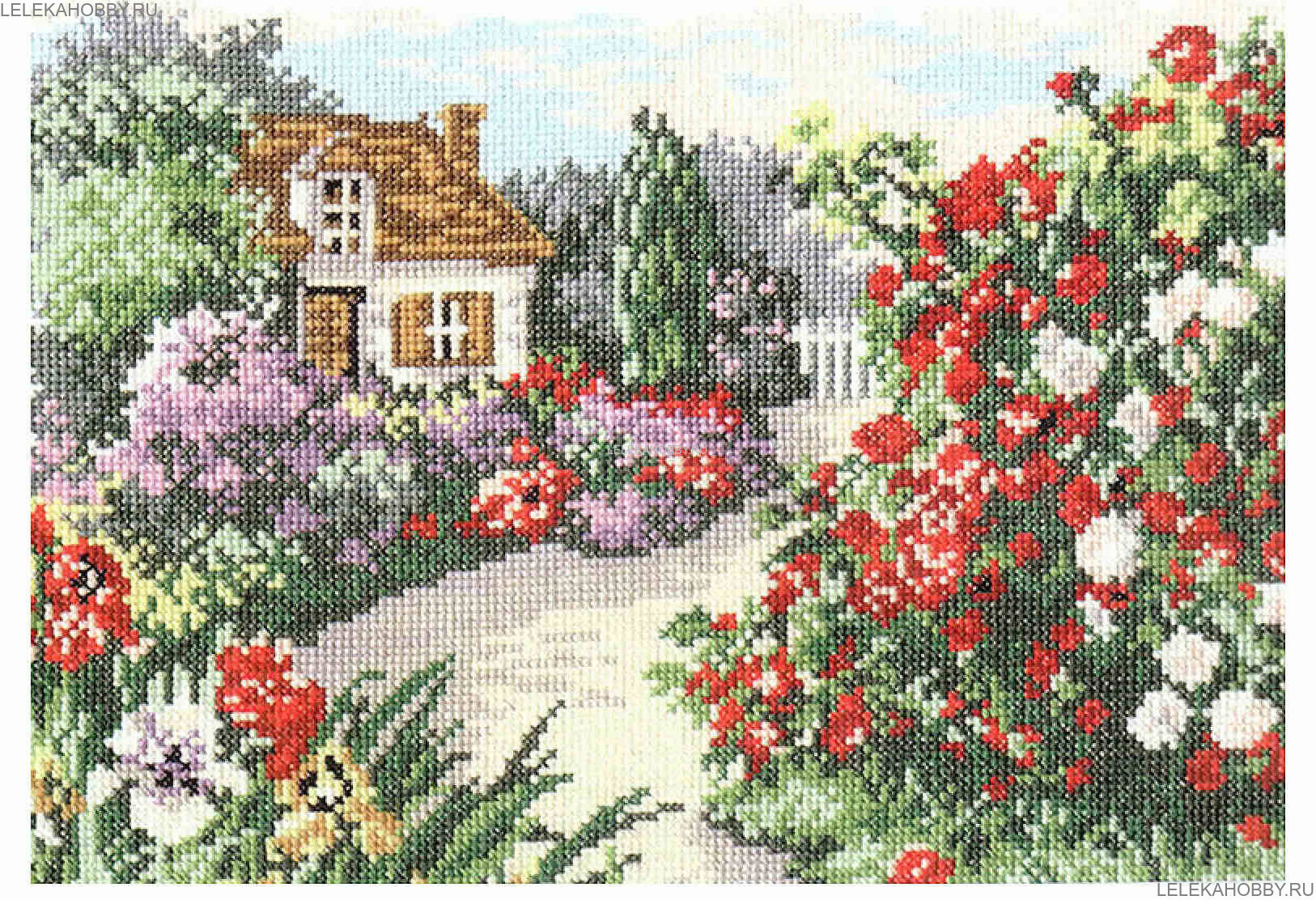 Вышивка Цветущий сад Риолис
