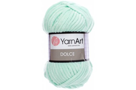 Пряжа YarnArt Dolce светло-салатовый (753), 100%микрополиэстер, 120м, 100г