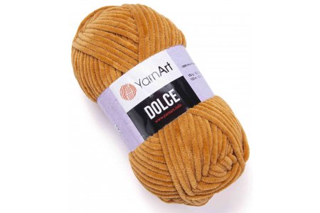 Пряжа YarnArt Dolce песочный (854), 100%микрополиэстер, 120м, 100г