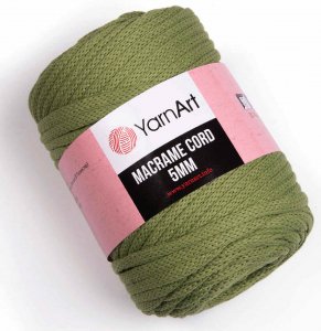 Пряжа YarnArt Macrame cord 5mm защитный (787), 60%хлопок/40%полиэстер/вискоза, 85м, 500г