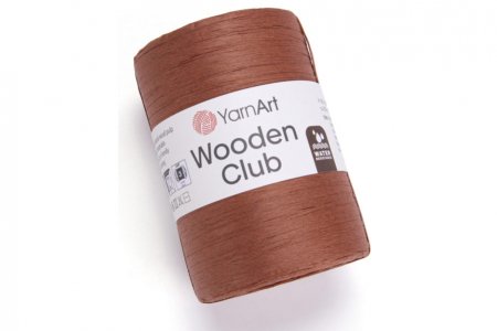 Пряжа YarnArt Wooden club коричневый (1609), 100%целлюлоза, 200м, 80г