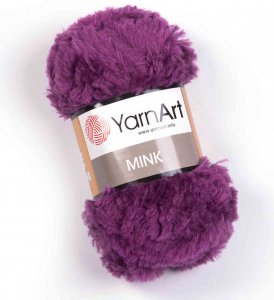 Пряжа Yarnart Mink фуксия (338), 100%полиамид, 75м, 50г