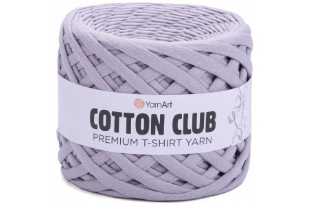 Пряжа YarnArt Cotton club серый (7303), 100%хлопок, 110м, 310г