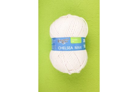 Пряжа Семеновская Chelsea MAX (Челси макс) речной жемчуг (233), 50%шерсть английский кроссбред/50%акрил, 200м, 100г