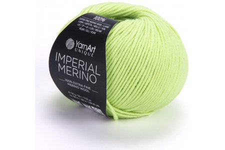 Пряжа YarnArt Imperial merino салатовый (3330), 100%шерсть, 100м, 50г