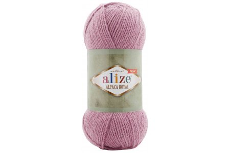 Пряжа Alize Alpaca Royal NEW дымчато-розовый (269), 55%акрил/30%шерсть/15%альпака, 250м, 100г