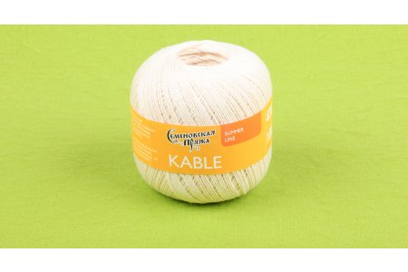 Пряжа Семеновская Kable (30010), фисташковый 5 шт. по 100 г, Semen_Kable_30010