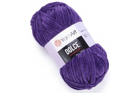 Пряжа YarnArt Dolce фиолетовый (792), 100%микрополиэстер, 120м, 100г