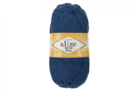 Пряжа Alize Cotton Gold plus черника (215), 55%хлопок/45%акрил, 200м, 100г