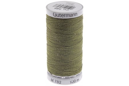 Нитки швейные суперпрочные Extra/Strong Gutermann 40, 100%полиэстер, 100м, 0585, оливковый