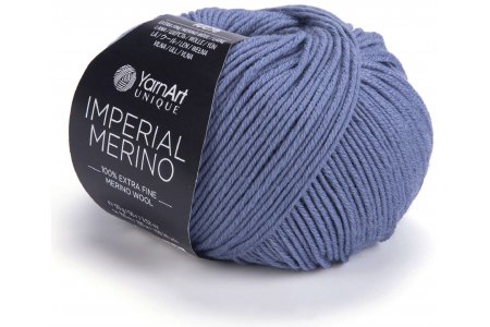 Пряжа YarnArt Imperial merino джинсовый (3336), 100%шерсть, 100м, 50г