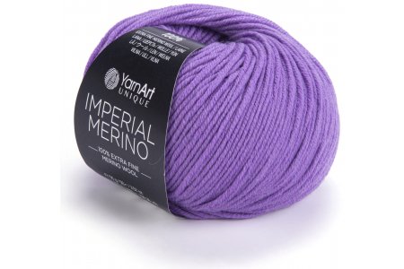 Пряжа YarnArt Imperial merino сиреневый (3321), 100%шерсть, 100м, 50г