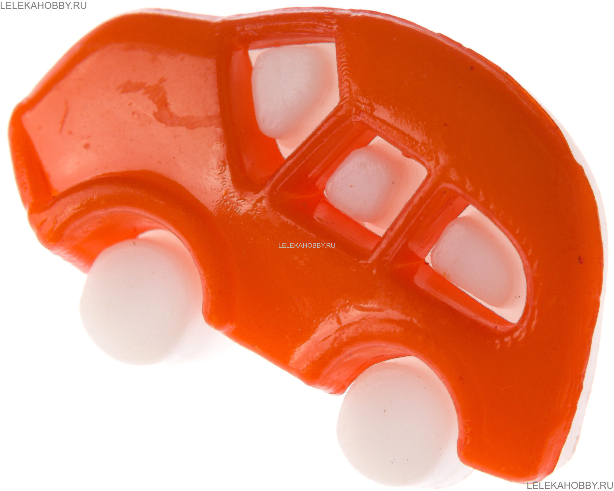 Пуговица детская Машинка, оранжевый, 17*11мм - В43814