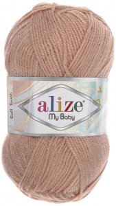 Пряжа Alize My baby беж (256), 100%акрил, 150м, 50г