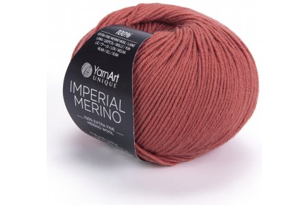 Пряжа YarnArt Imperial merino красный терракот (3314), 100%шерсть, 100м, 50г