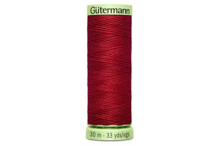 Нитки швейные декоративные Top/Stitch Gutermann 30, 100%полиэстер, 30м, 0367, темно-красный