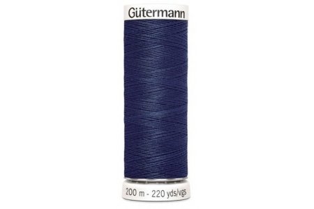 Нитки швейные универсальные Sew-all Gutermann Creativ 100, 100%полиэстер, 200м, 0537, темно-синий