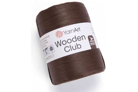 Пряжа YarnArt Wooden club белый (1601), 100%целлюлоза, 200м, 80г