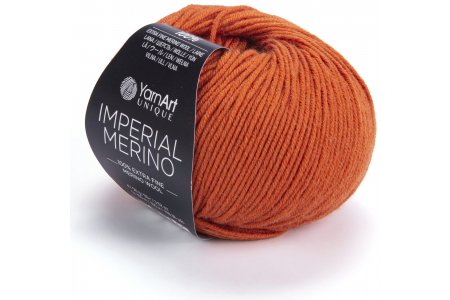 Пряжа YarnArt Imperial merino светлый терракот (3313), 100%шерсть, 100м, 50г