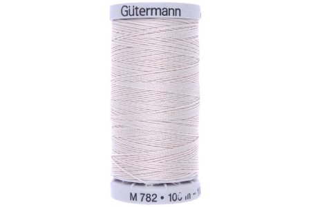 Нитки швейные суперпрочные Extra/Strong Gutermann 40, 100%полиэстер, 100м, 0299, грязно-белый