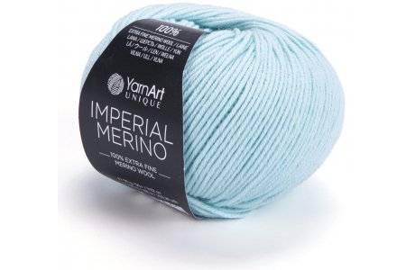 Пряжа YarnArt Imperial merino светло-бирюзовый (3329), 100%шерсть, 100м, 50г