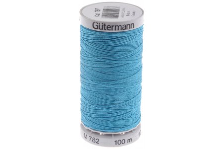 Нитки швейные суперпрочные Extra/Strong Gutermann 40, 100%полиэстер, 100м, 0197, голубой