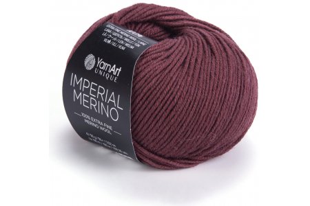 Пряжа YarnArt Imperial merino бордо (3312), 100%шерсть, 100м, 50г