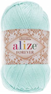 Пряжа Alize Forever нежная бирюза (669), 100%акрил, 300м, 50г