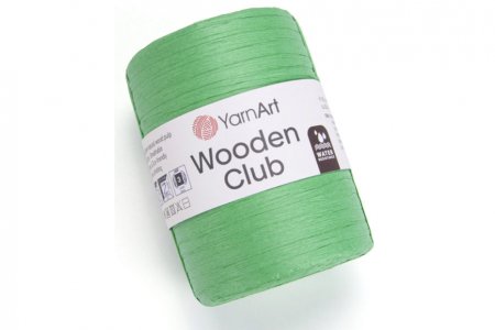 Пряжа YarnArt Wooden club зеленый (1611), 100%целлюлоза, 200м, 80г