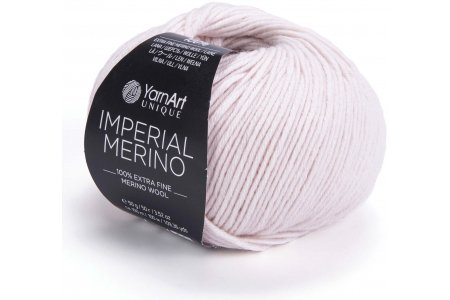 Пряжа YarnArt Imperial merino бледно-розовая пудра (3327), 100%шерсть, 100м, 50г