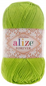 Пряжа Alize Forever салатовый (210), 100%акрил, 300м, 50г