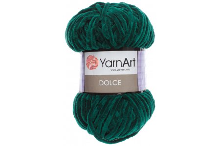 Пряжа YarnArt Dolce темный изумруд(774), 100%микрополиэстер, 120м, 100г