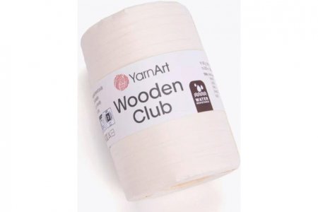 Пряжа YarnArt Wooden club молочный (1602), 100%целлюлоза, 200м, 80г