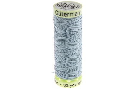 Нитки швейные декоративные Top/Stitch Gutermann 30, 100%полиэстер, 30м, 0071, дымчатый