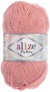 Пряжа Alize My baby пудра (161), 100%акрил, 150м, 50г