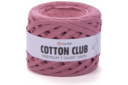 Пряжа YarnArt Cotton club сухая роза (7340), 100%хлопок, 110м, 310г