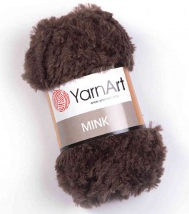 Пряжа Yarnart Mink какао (333), 100%полиамид, 75м, 50г