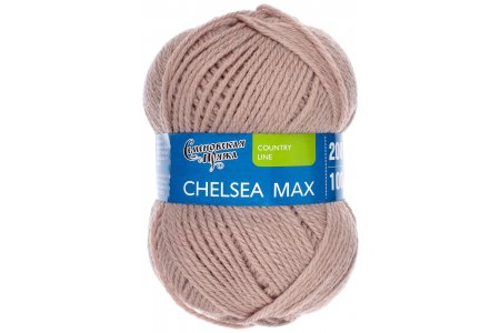 Пряжа Семеновская Chelsea MAX (Челси макс) фрез_v2 (70030), 50%шерсть английский кроссбред/50%акрил, 200м, 100г