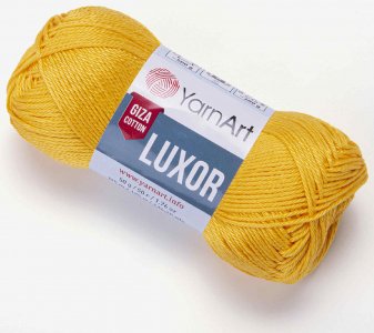 Пряжа YarnArt Luxor жёлтый (1204), 100%хлопок, 125м, 50г