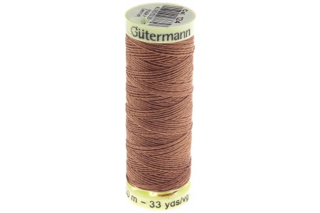 Нитки швейные декоративные Top/Stitch Gutermann 30, 100%полиэстер, 30м, 0124, орех